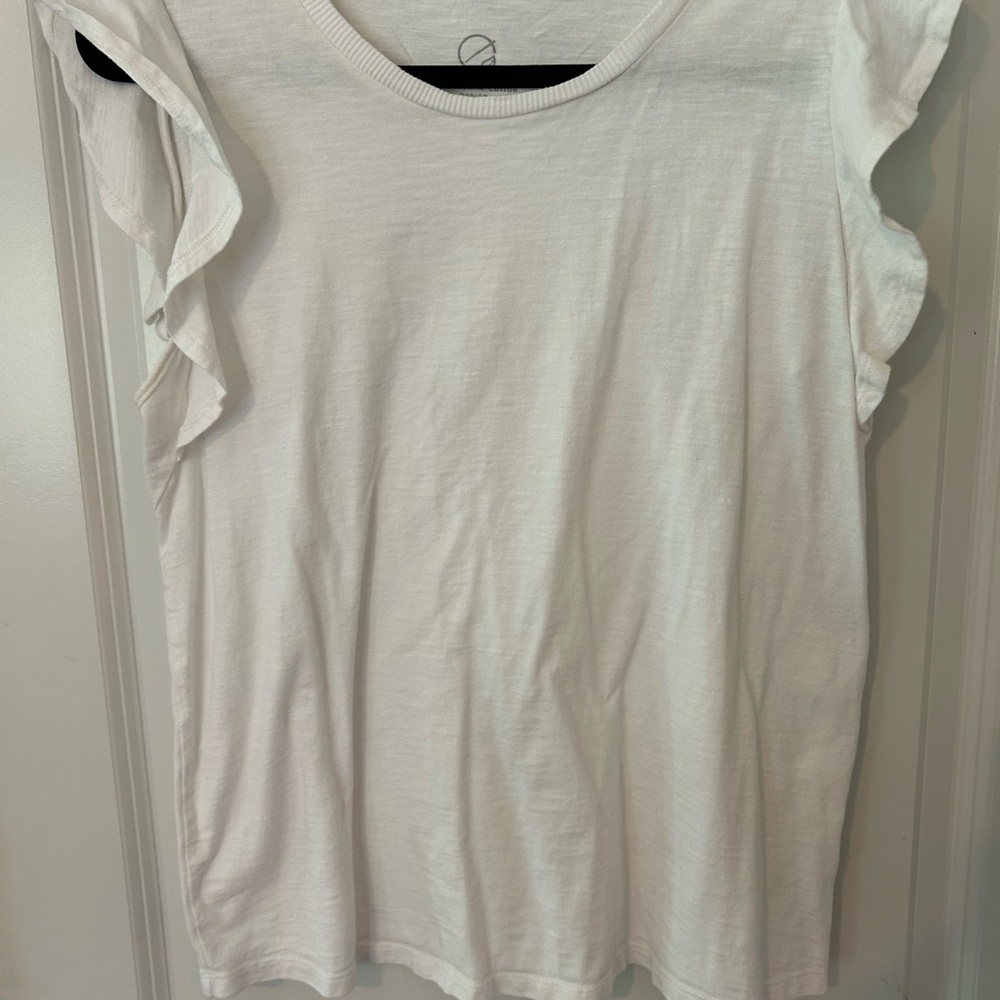Basic white tee